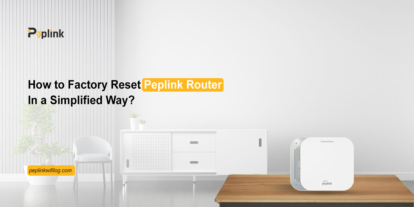 Reset Peplink Router