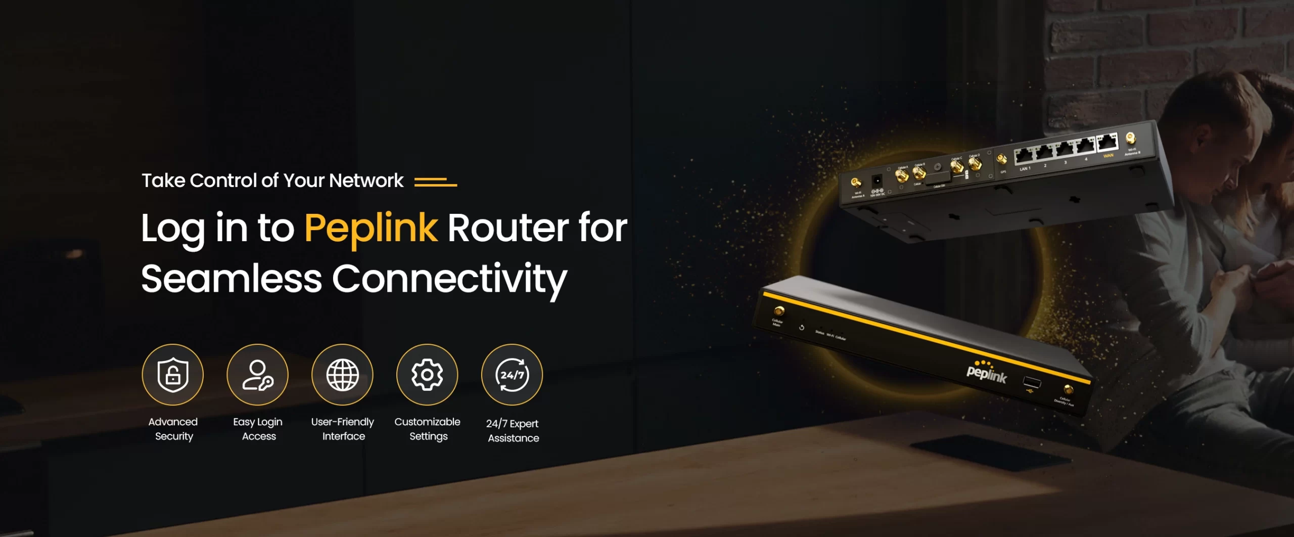 Peplink Router banner